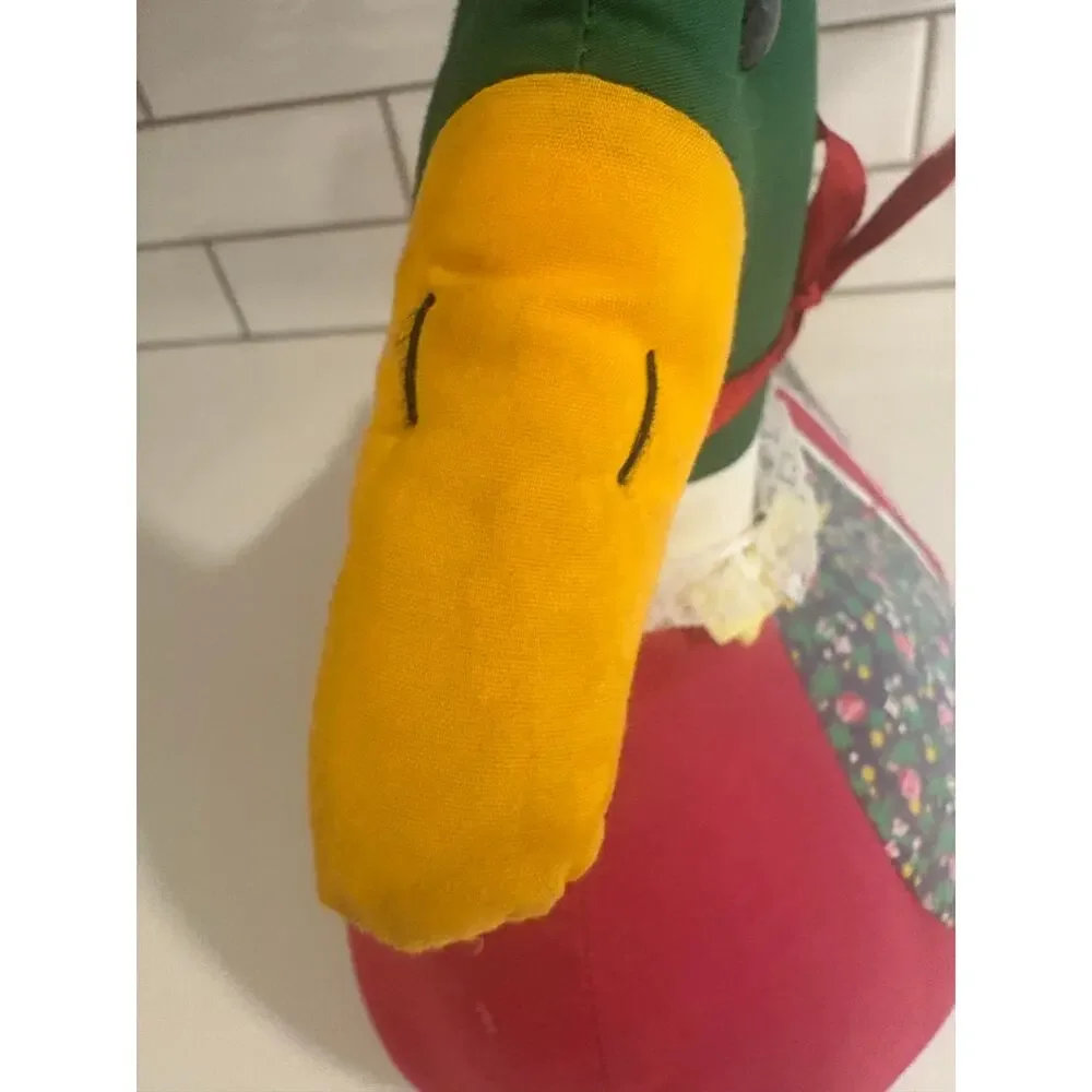 Vintage Patchwork Fabric Christmas Duck Goose